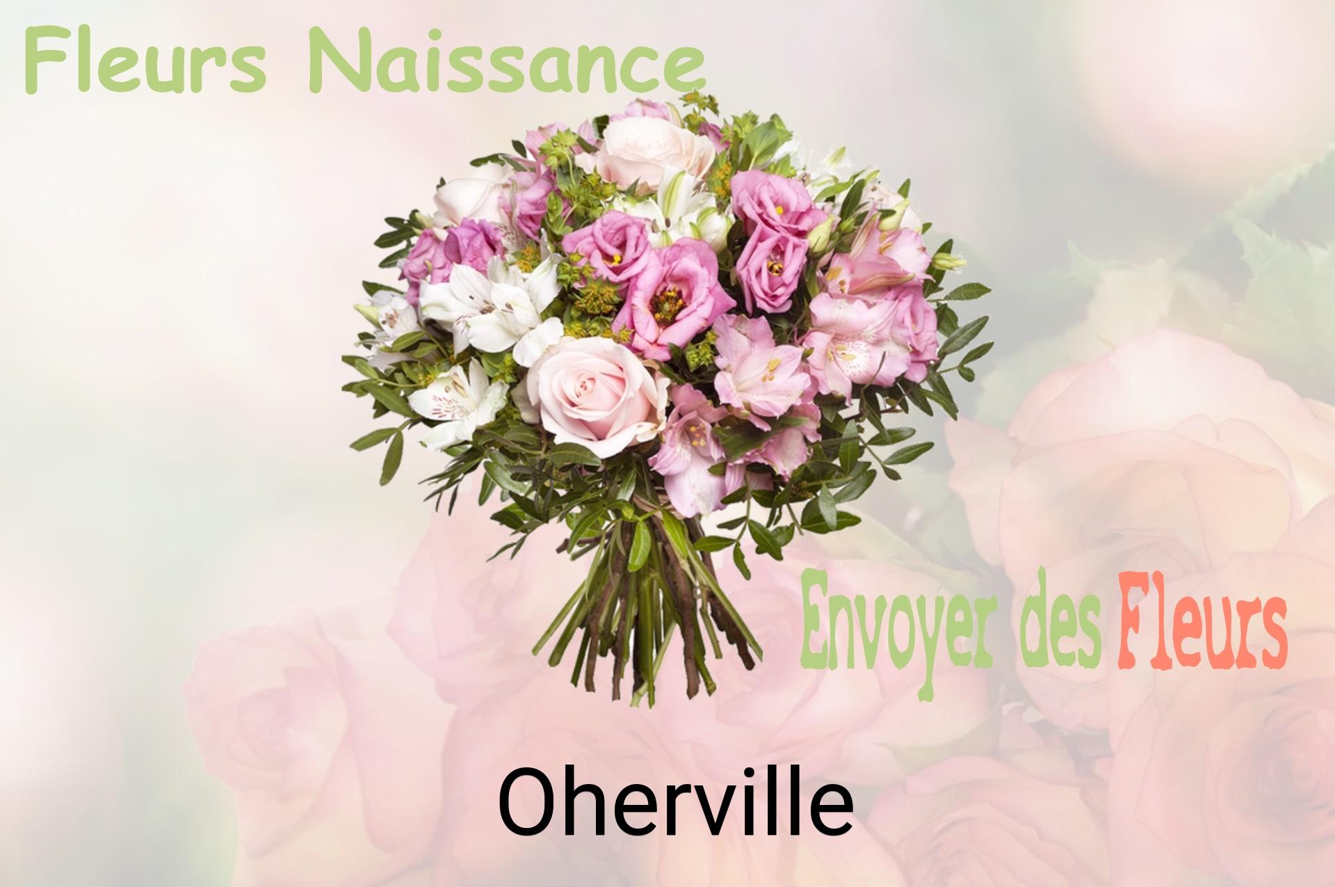 Bouquet de fleurs de naissance livré à Oherville